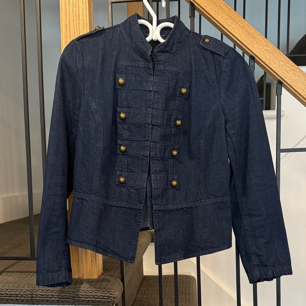Banana Republic Denim Military Jacket